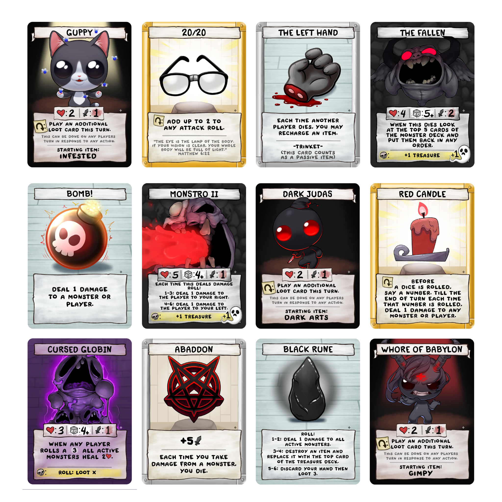 Binding of Issac Four Souls Expansion Pack