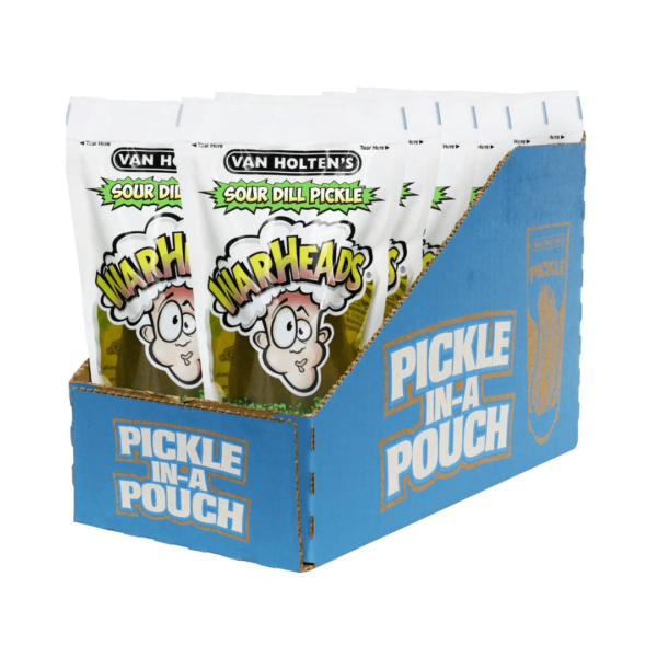 Van Holten’s Warheads Sour Dill Jumbo Pickle In A Pouch