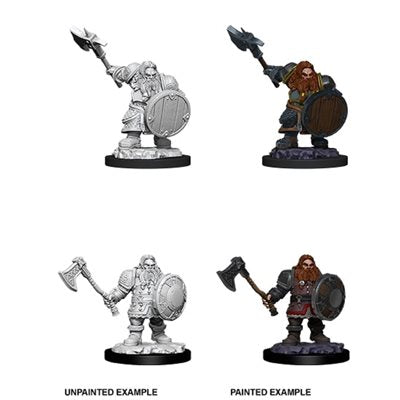 D&D Nolzurs Marvelous Unpainted Miniature Wave 11: Male Dwarf Fighter