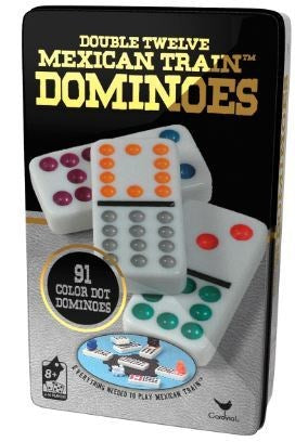 Double 12 Mexican Train Dominoes