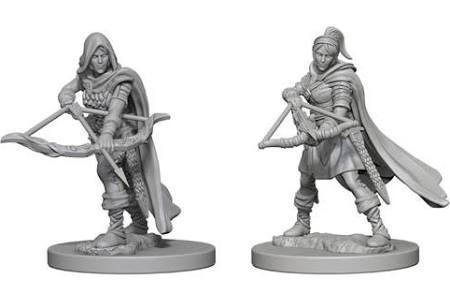 D&D Miniature Human Ranger female