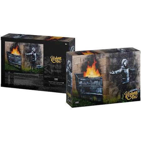 Puzzle: 1000 Urban Art Graffiti: Banksy Seasons Greetings