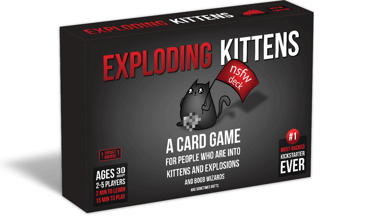 Exploding Kittens Not Safe for Work Deck (NSFW)