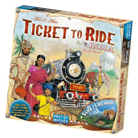 Ticket to Ride India & Switzerland